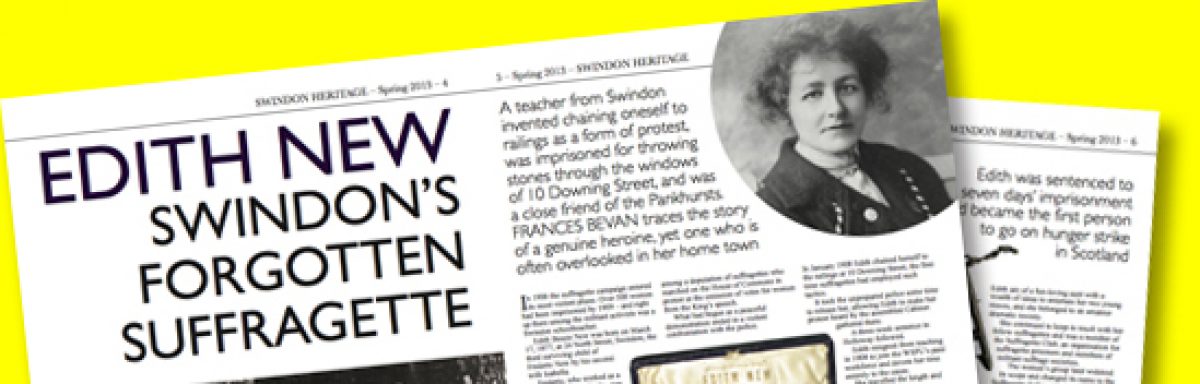 Swindon Suffragette: Edith New